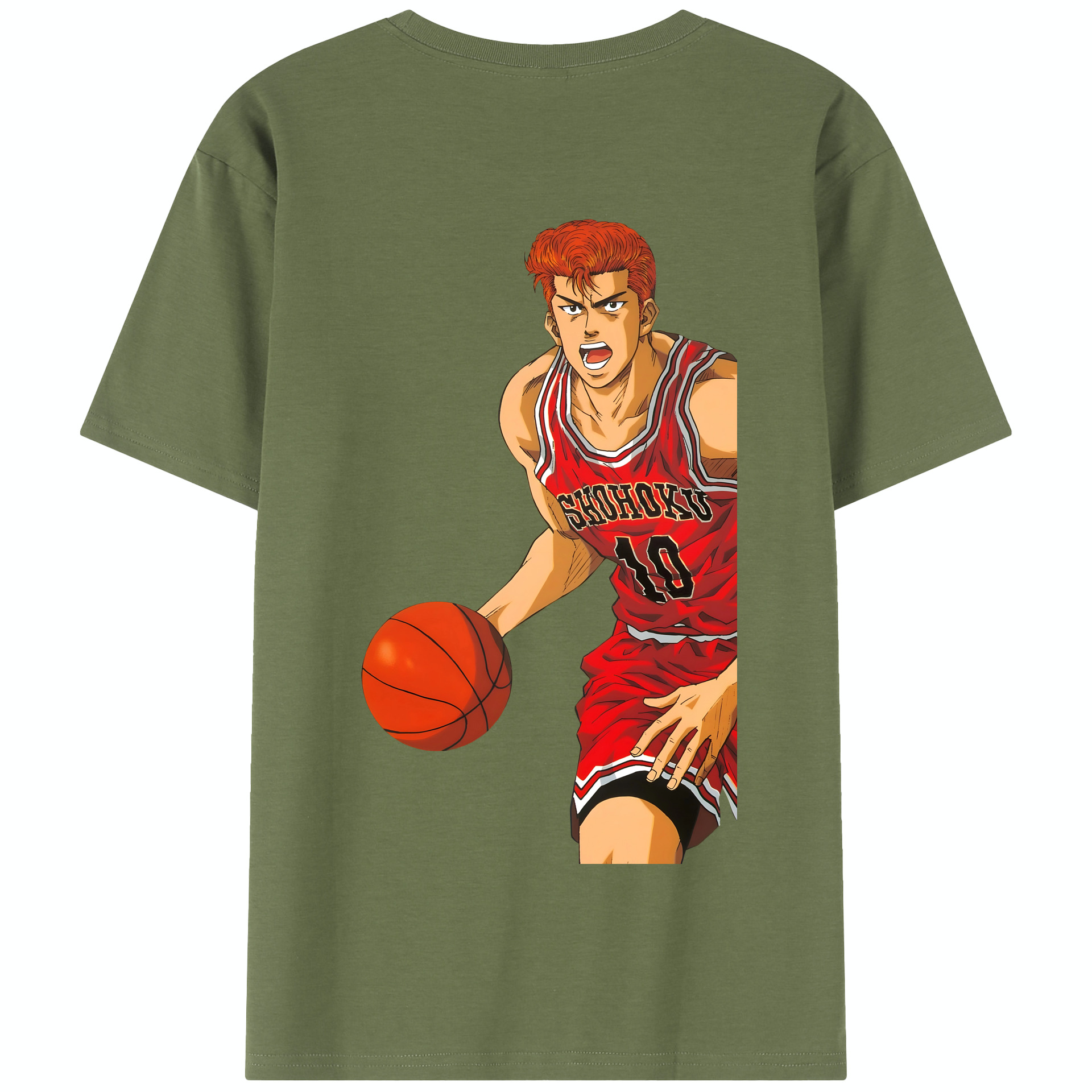 SLAM DUNK／スラムダンク 綿100％半袖Tシャツ（背面プリント）